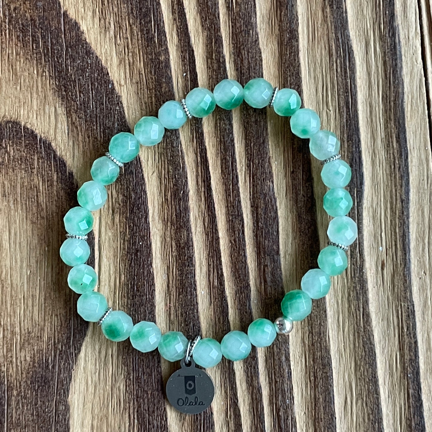Bracelet en Aventurine 6mm facettées